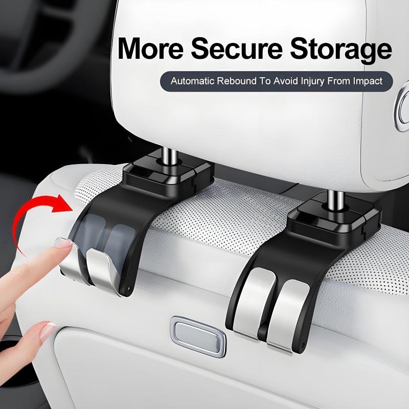 Car Hooks Universal Car Vehicle Back Seat Headrest Hanger Holder Storage Organizer for Bag Purse Cloth Drink Grocery Coat