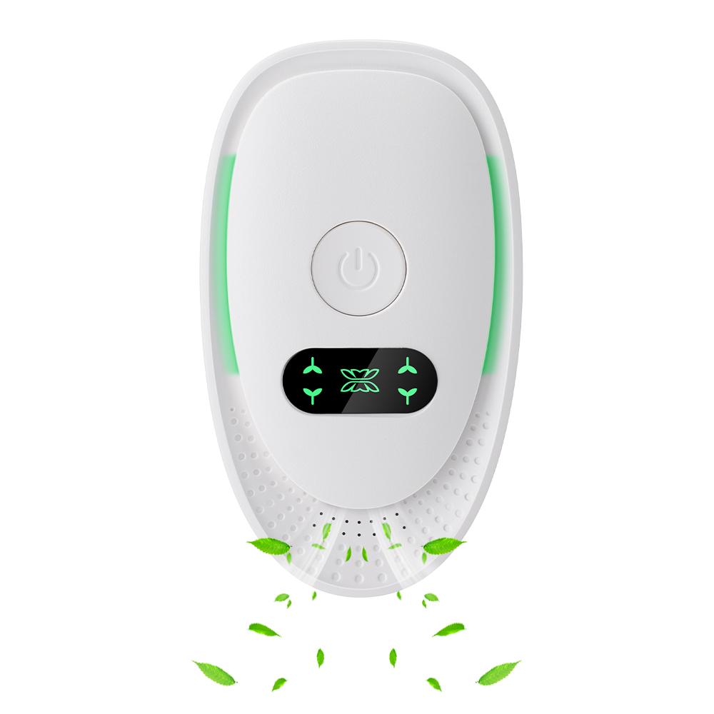 

Mini Air Purifier Plug In Negative Ion Ionizer Air Purifier for Office Bedroom Quiet Ionizer Air Cleaner Toilet Deodorant EU белый