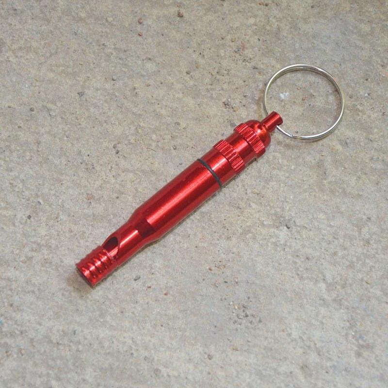 Brangdy Aluminum Alloy Outdoor Survival Whistle, 20-Pack