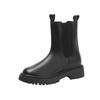 Martin boots women's autumn and winter new inner height increase medium tube small boots British platform Chelsea cigarette boots