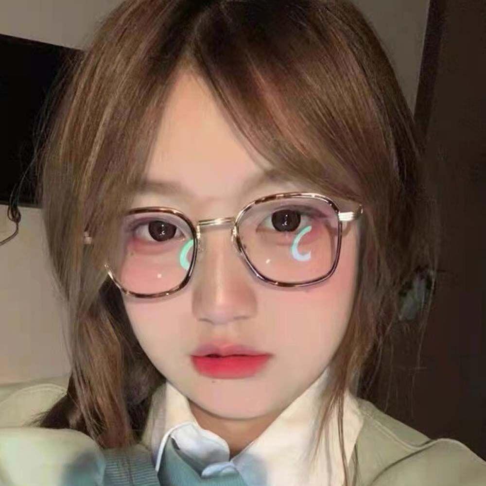 

Квадратные очки с защитой от излучения Очки с защитой от синего света Очки для женщин золотой/прозрачный