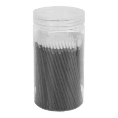 100PCS Black Eyeliner Brushes Applicator Cosmetic Eye Wands for Eyeliners Lip Liners Makeup Tool