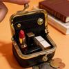 Scatola Accessori Mini Collana, Borsa Porta Gioielli Anello d'Oro Orecchini, Portamonete per Cuffie