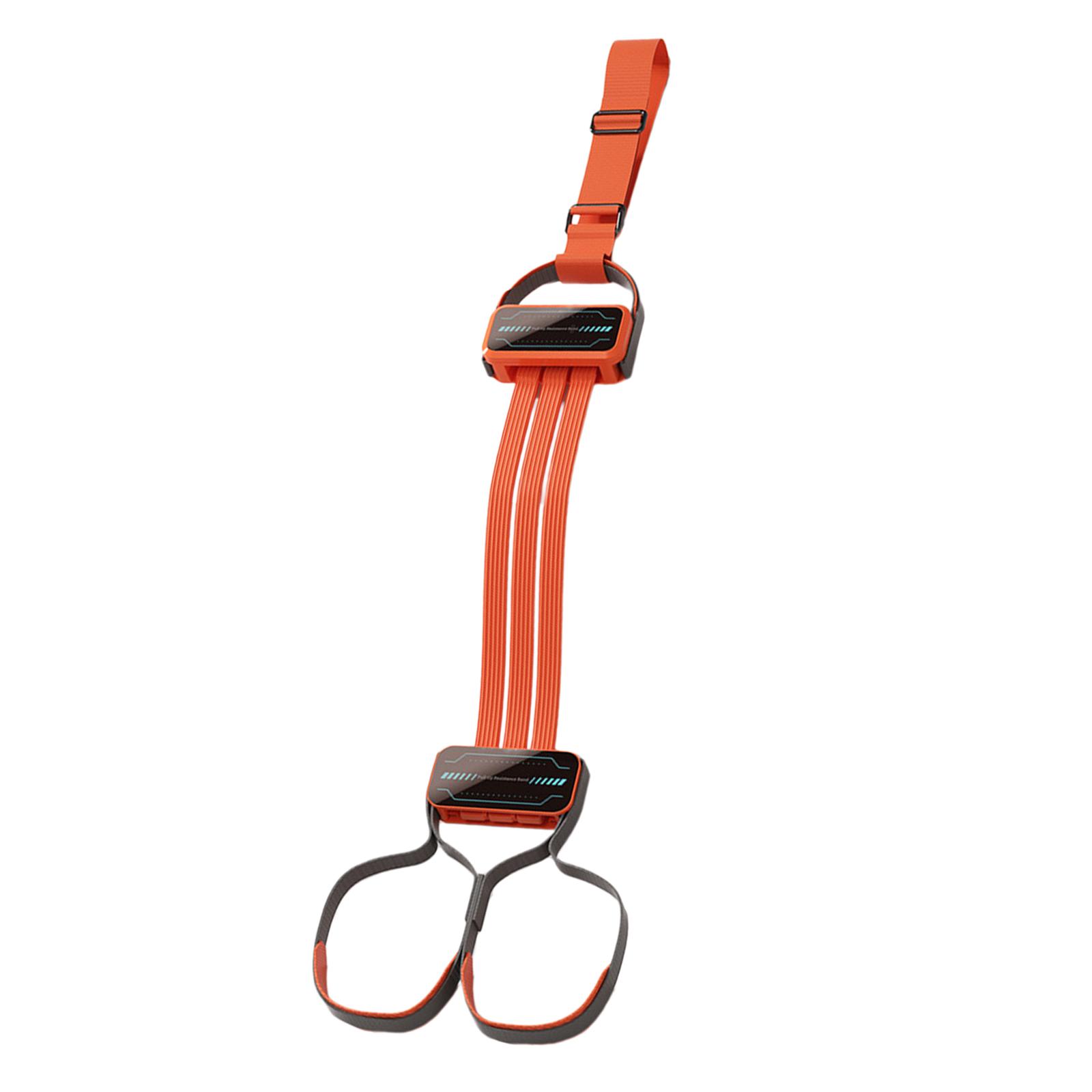 

Pull up Assistance Band with Feet Rest Versatile Assist Strap Exercise Men Women Training for Legs Chest Shoulders Back Workout помаранчевий