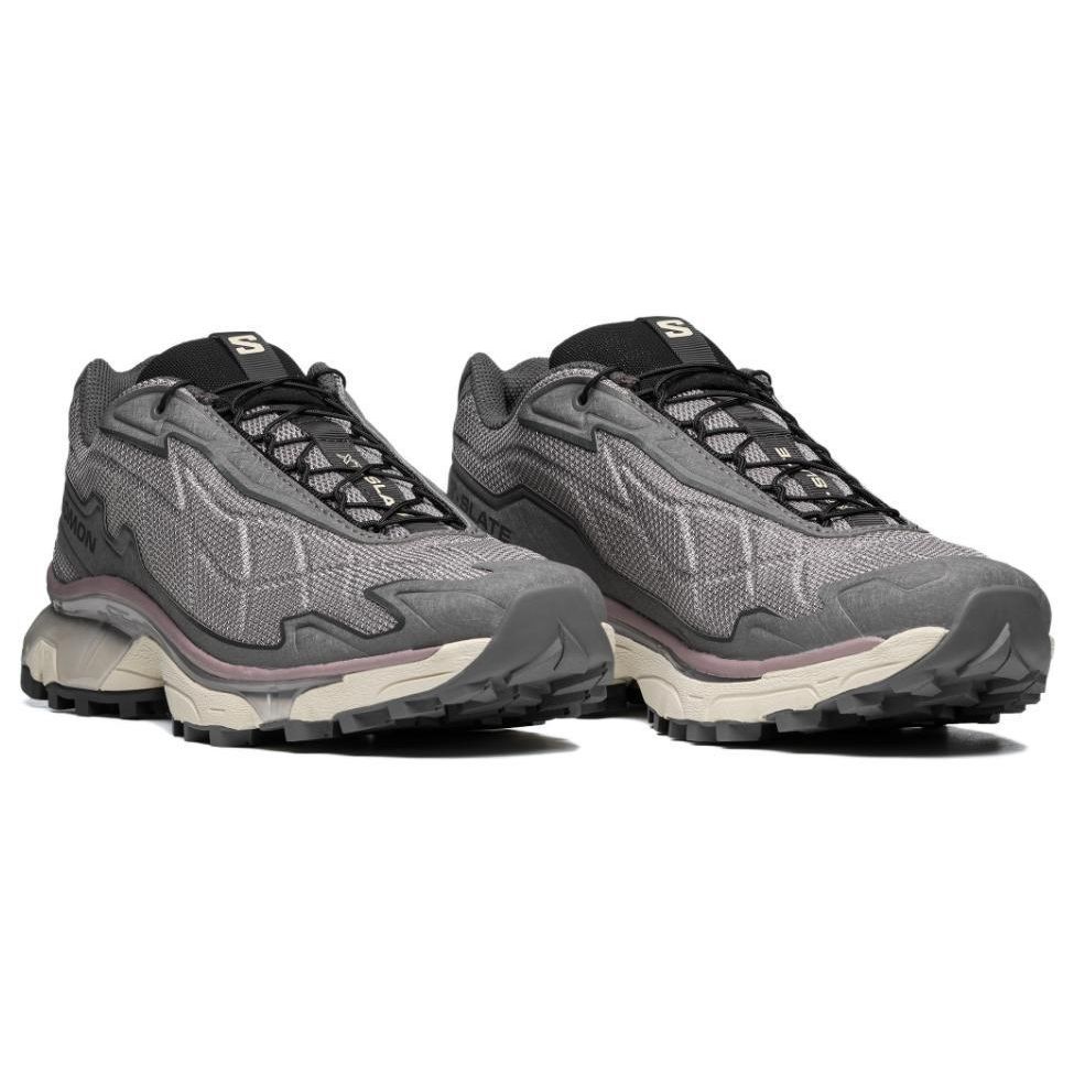 SALOMON Xt-Slate Advanced Versatile Shock Absorbing Non-Slip Durable Low-Top Outdoor Functional Shoes Unisex Shoes Seagull-Gray 471328