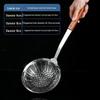 Stainless Steel Strainer Spoon with Wooden Handle