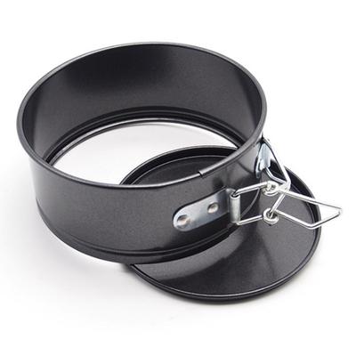 BEPAN 1PC Cake Pan Round Mold with Lock Household Pizza Thickened Carbon Steel Baking Pan Baking Supplies Food Production