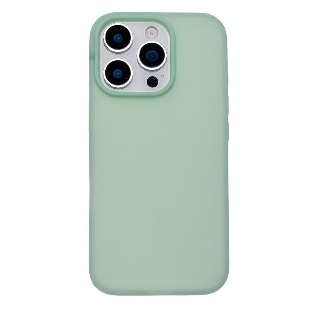 

For iPhone 15 Pro Case Heat Dissipation Ice-Transparent Liquid Silicone+PC Phone Cover Green