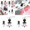 Universal Motorcycle Hollow Ball Head Aluminum Alloy Expansion Screw Base Mount For Phones Cameras And Recorders