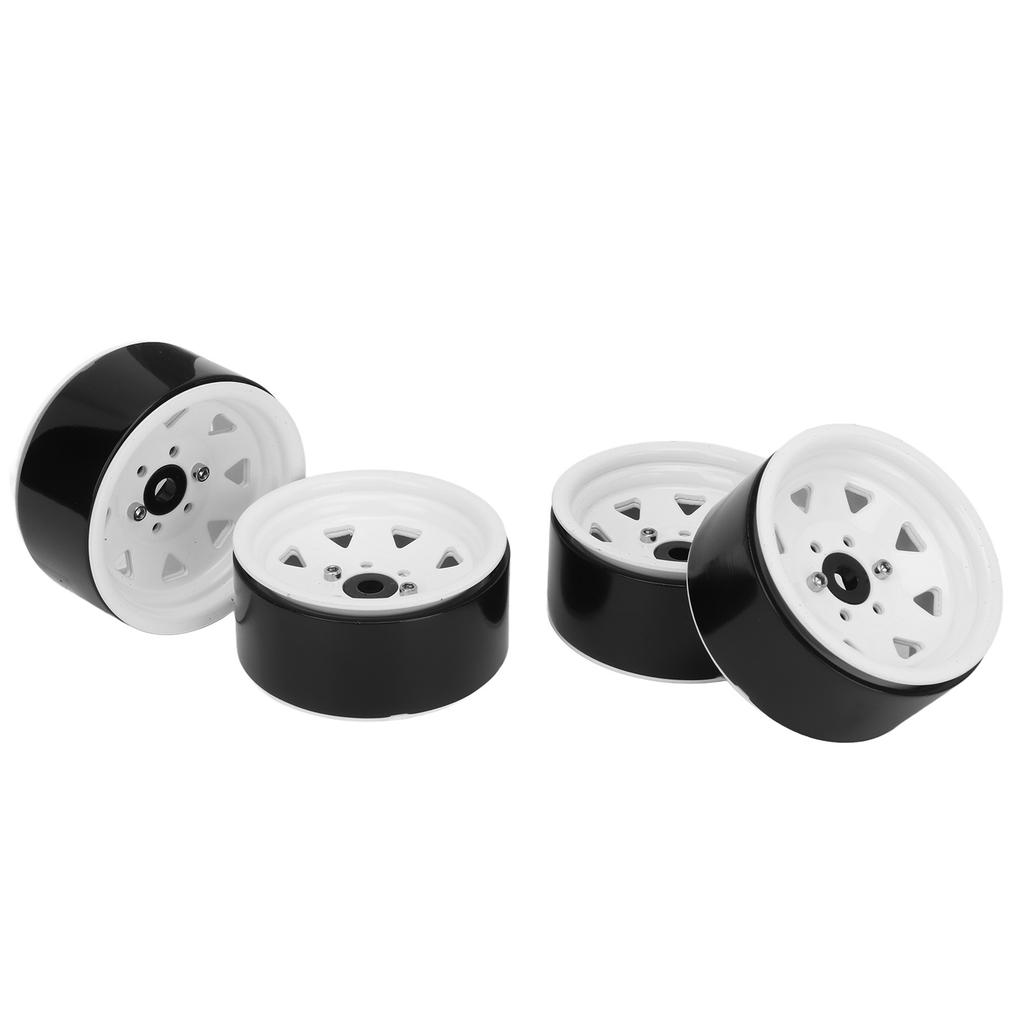 4PCS 1.9in RC s Fit Strong Support 8 Spokes Wheel Set for SCX10 SCX10 II SCX10 III