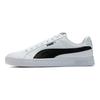Puma Zapatillas bajas de lona y cuero Smash Vulc Zapatillas unisex Blanco Negro 385554-01
