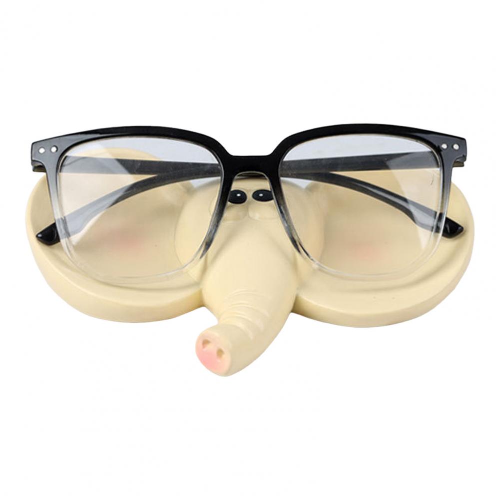 High-quality Glasses Display Resin Elephant Eyeglass Holder Cute Glasses Display Stand Desktop Jewelry Storage Tray for Home