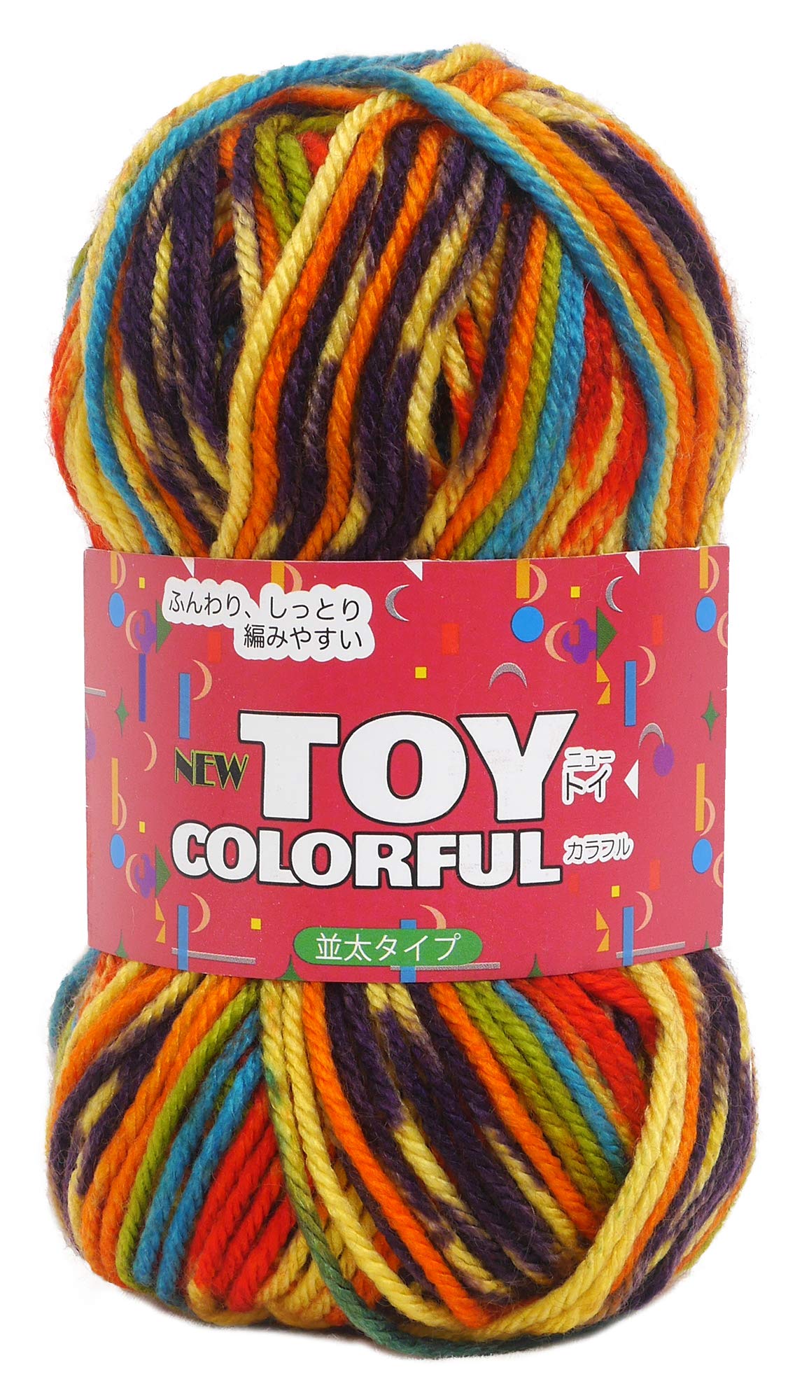

NASKA New Toy Colorful Medium Yarn, Weight, Col. 313, Orange, 30g, Approx. 75m, N-101