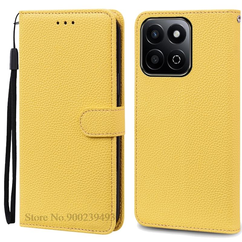 For Honor X7C Case Leather Flip Wallet Cover For Honor X7C Case Phone Covers For Honor X7 C Silicone Cover Coque Fundas Etui