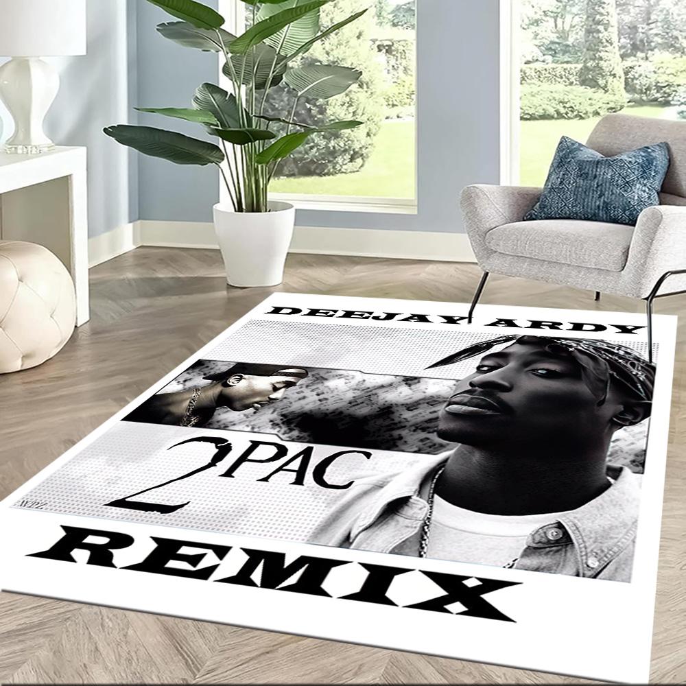 Dj Ardy Tupac Remix Square rugs are a great choice for living rooms, bedrooms, home décor, and as gifts.