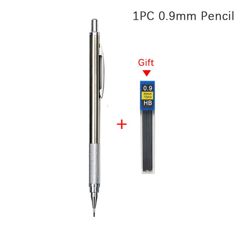03 05 07 09 13 20 30mm Mechanical Pencil Full Metal Art Drawing Painting Automatic Pencil with Leads Office School Supply