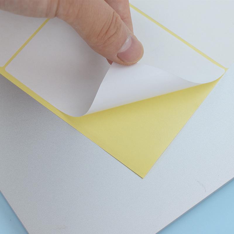A5 Selbstklebende Weiße Leere Etiketten Aufkleber zum Drucken und Handschrift