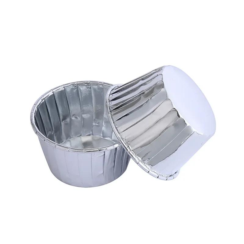 50pcs Large Cupcake Paper Cup Oilproof Cupcake Liner Baking Cup Tray Case Wedding Party Cake Stand Silicone Molds