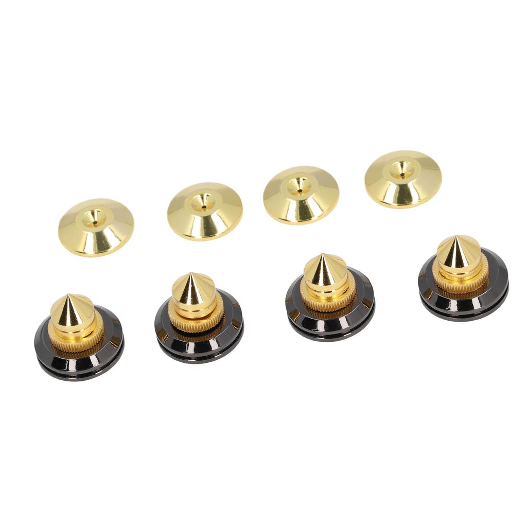 4 Set HiFi Speaker Isolation Feet Professional Metal Vibration Damping Speaker Shock Absorber Pads f