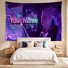 Rujinu (46) Custom Name Tapestry Wall Hanging Tapestry Wall Art Decor for Bedroom Living Room