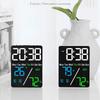 Multi-functional Digital LED Clocks Wall-mounted Display Table Clock  for Bedroom