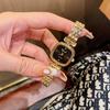 Fashion Temperament Women'S Watch Women'S Watch Women'S Stainless Steel Strap Simple Retro Square Light Luxury Quartz Watch