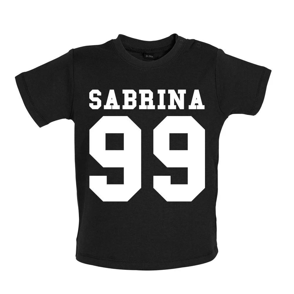 Sabrina 99 - Baby Kids Boys Girls Unisex T-Shirt / Babygrow - Singer Song Love Fan Espresso Concert Gig 110