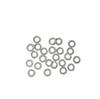 50-piece Black Anti-slip Felt Drum Pad Set - Drum Accessories