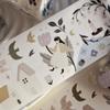 Light Retro Salt Style Journal Washi Tape - 'Field Afternoon Tea' PET Design