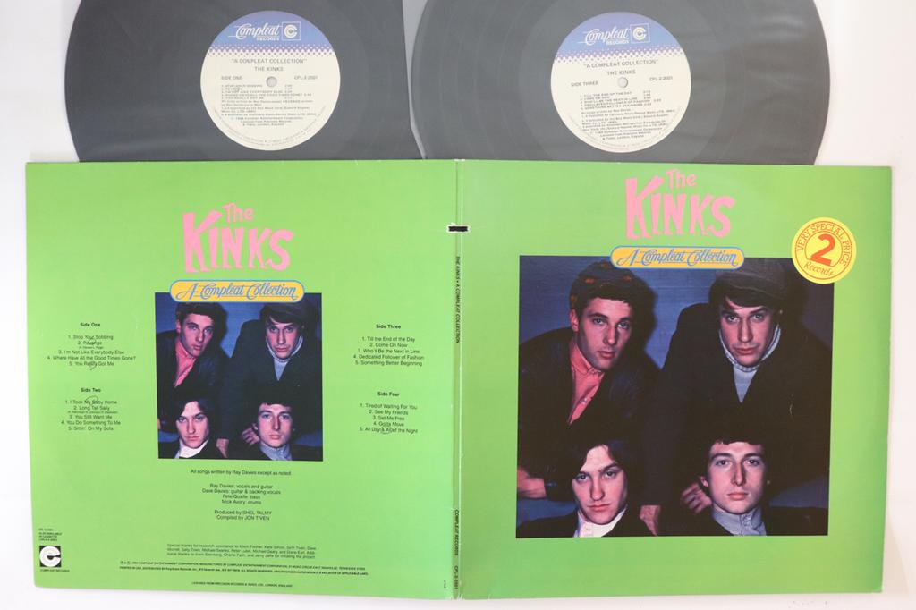 LP Record KINKS - A Compleat Collection CPL22001 COMPLEAT 1984 US Rock Used