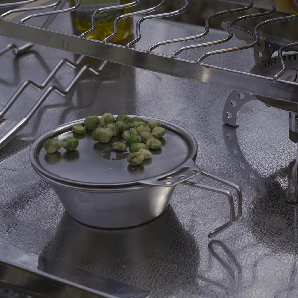 CAMPING MOON Camping Cup, Stainless Steel Sierra Cup with Lid, 310ml, S220-SG