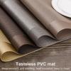PVC Coaster Insulation Pad Mat Non-slip Table Placemat Home Kitchen Decor