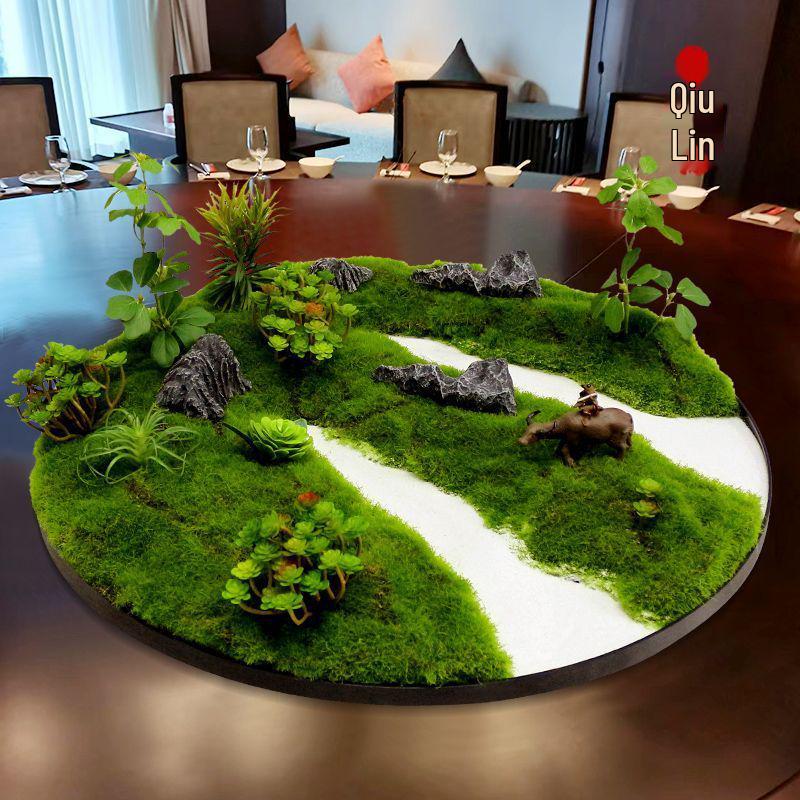 Neues chinesisches Tafelaufsatz: Kreatives künstliches Blumenlandschaftsornament