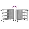 Kitchen Trolley Grey Sonoma 87.5 x 38.5 x 84.5 cm Particleboard