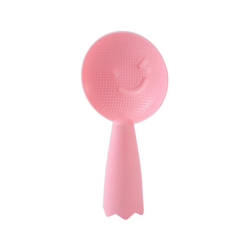 Rice Spoon Creative Cute Smiling Face Rices Spoon Rice Cooking Scoop Spatula Rices Spoon Paddle Plastic Non Stick Kitchen Tools