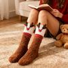 3 Pairs Fuzzy Socks 3D Warm Thick Soft Slipper Socks Christmas Stockings for Women Men Teens Girls Boys Holiday Party Favors