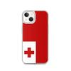 Coque Téléphone – Drapeau Des Tonga – Compatible iPhone 13 – Étui Souple – Résistant Et Antichoc - Silicone - Pixelforma