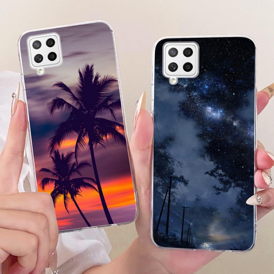 For Samsung Galaxy A22 4G A225F / A22 5G A226B Cool Dragon Tiger Pattern Phone Case For Samsung A22 Soft Silicone TPU Bumpers