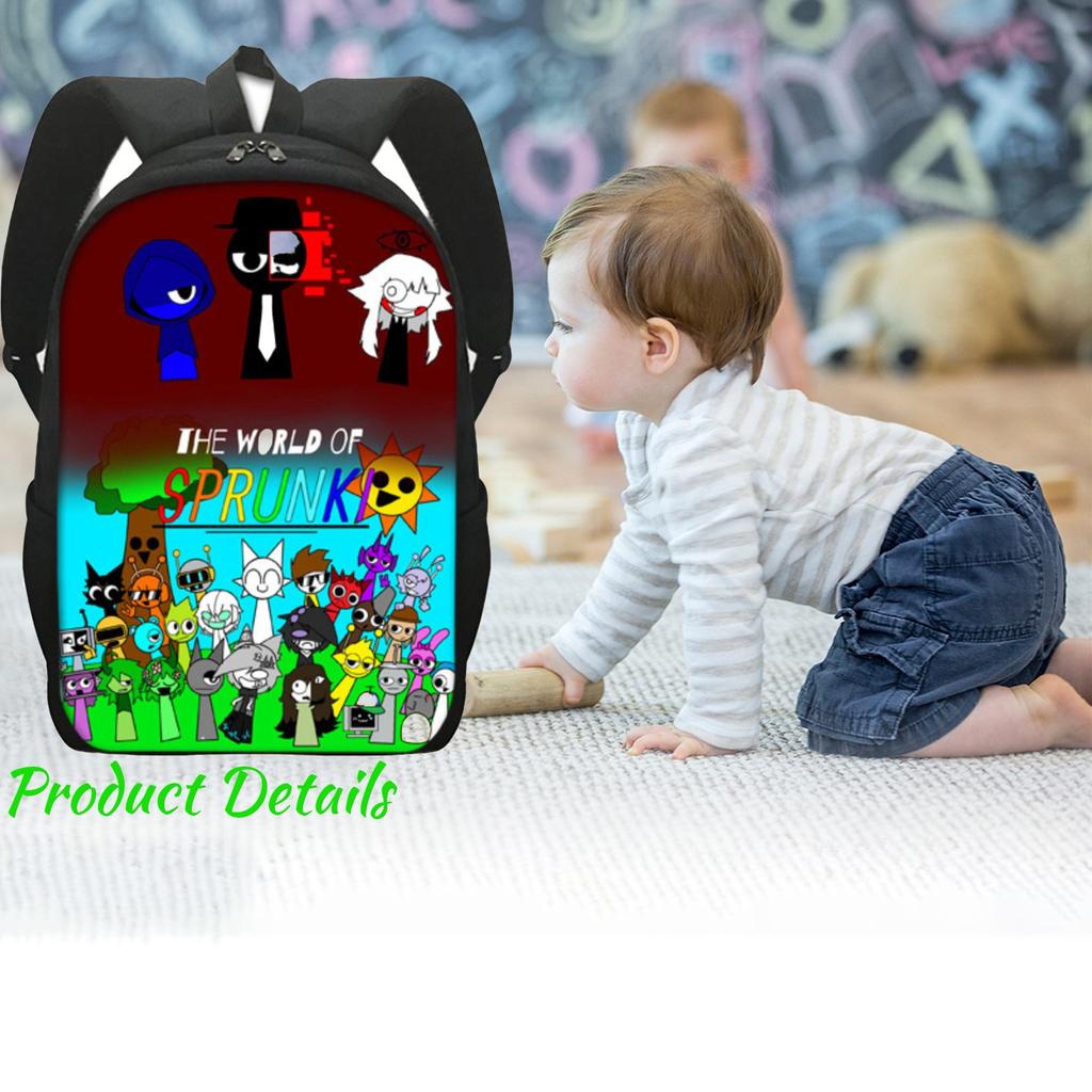 Large-capacity Backpack For Primary And Secondary School Students, Cartoon Shoulder Bag And Pencil Case For Children