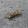 Fashion Copper Dragon Pillar Crafts Figurines Car Key Chain Pendant Retro Brass Chinese Feng Shui Ornament Home Decor Acccessory