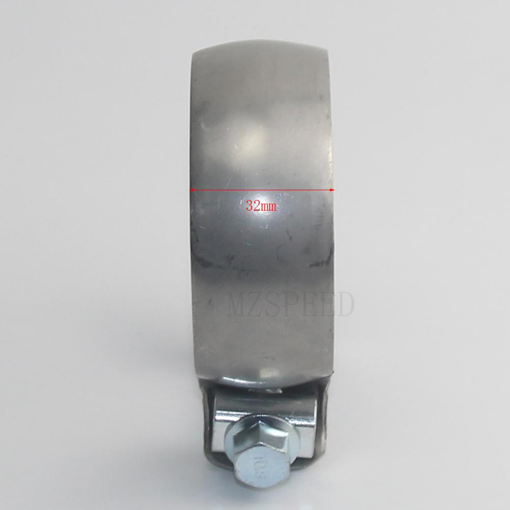 Automobile Exhaust Pipe Arc Clamp Muffler Connector Pipe Card Card Tail Throat Connection Pipe Clamp Clamp