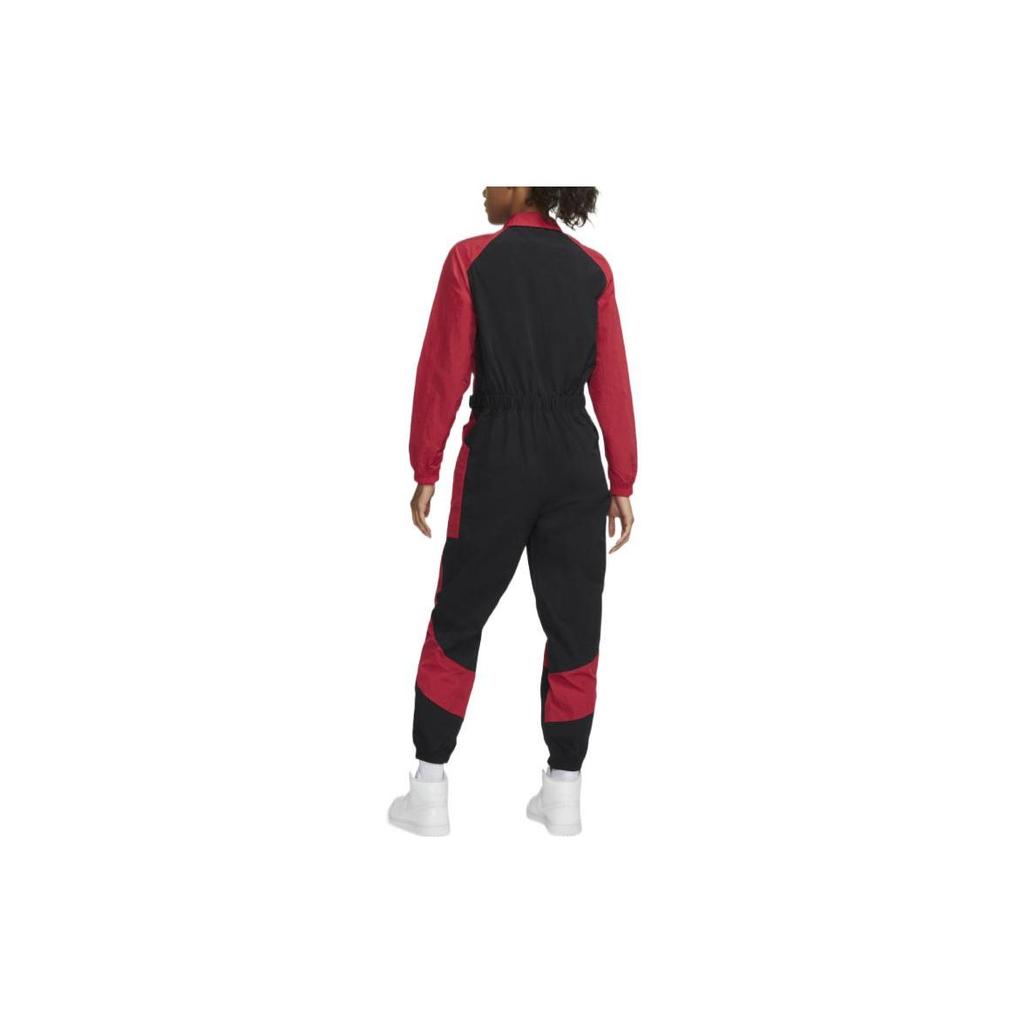 Jordan Women's Woven Jumpsuit Red Black DJ2627-636