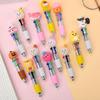 Multicolored Ballpoint Pen 4-Color-in-1 Writing Pens Retractable Ballpoint Pens for Note Taking Journaling