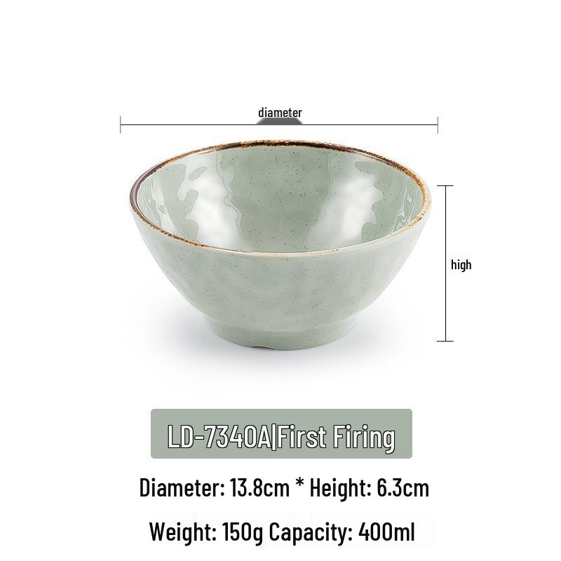 Melamine Imitation Porcelain Small Bowl for Rice, Soup, or Seasoning - Ideal for Hotels & Restaurants