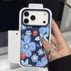 Leather Texture TPU Phone Case For iPhone 17 17e 16e 16 15 Pro Max 14 13 Pro Max 11 Cartoon Flower Soft Silicone Back Cover