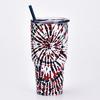 30 Oz Water Bottle Heat Preservation Food Grade Leak-proof Tie-dye Stainless Steel Water Cup Outdoor Accessories