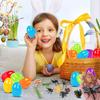 12 Types Of Surprise Egg Insect Prank Capsule Toys, Children's DIY Easter Egg Toys