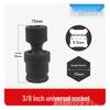 Chave de Soquete de Potência Média Fly 3/8" com Junta Universal Móvel de 360°