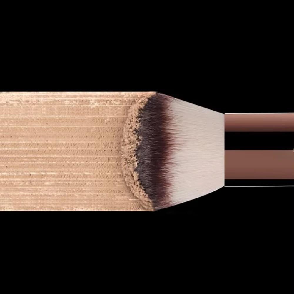 New Soft Seamless Finish Brush Artificial Fiber Natural Makeup Tool Smooth Double Head Powder Brush Makeup Brush