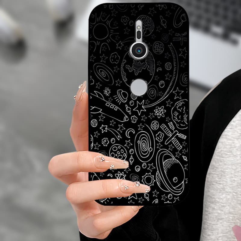 For Sony Xperia XZ2 XZ 4 2 1  Soft Silicone Black Back Shell Phone Cover For Sony XZ1 XZ2 XZ4 Funda Coque Shockproof Cases